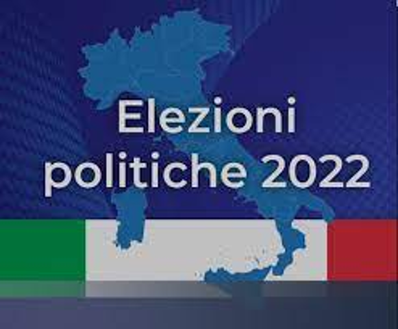 POLITICHE DOMENICA 25 SETTEMBRE 2022 ELETTORI RESIDENTI ALL’ESTERO